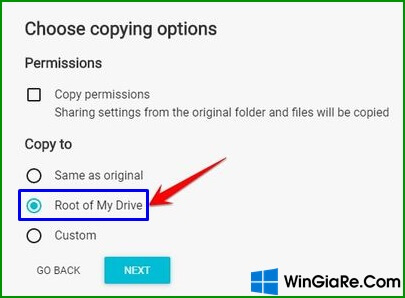 Cách lưu file tất cả file Google Drive người khác về Google Drive của mình