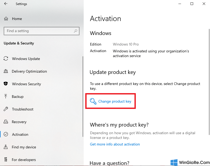 Tổng hợp các cách thay đổi product key Windows 10