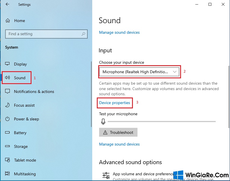 Hướng dẫn 3 cách bật micro trên máy tính Windows 10 3