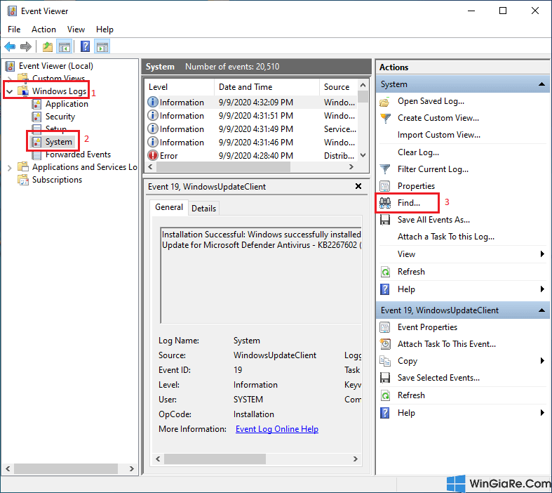Cách kiểm tra kết quả Memory Diagnostics Tool trên Windows 10 3