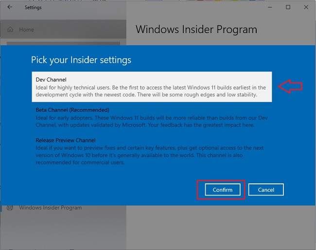 Cách cập nhật Windows 11 Insider Preview từ Microsoft đơn giản 10