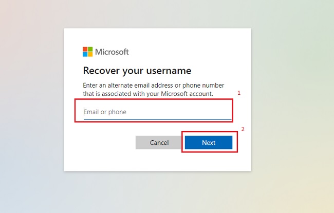 Cách khôi phục tài khoản Microsoft khi quên email đăng nhập và mật khẩu 7
