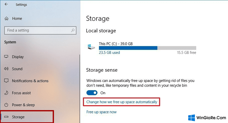 Cách xóa bỏ thư mục Windows.Old trên hệ điều hành Windows 10 2