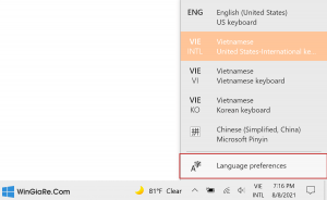Mẹo gõ tiếng Việt trong Windows 10 không cần dùng Unikey 3