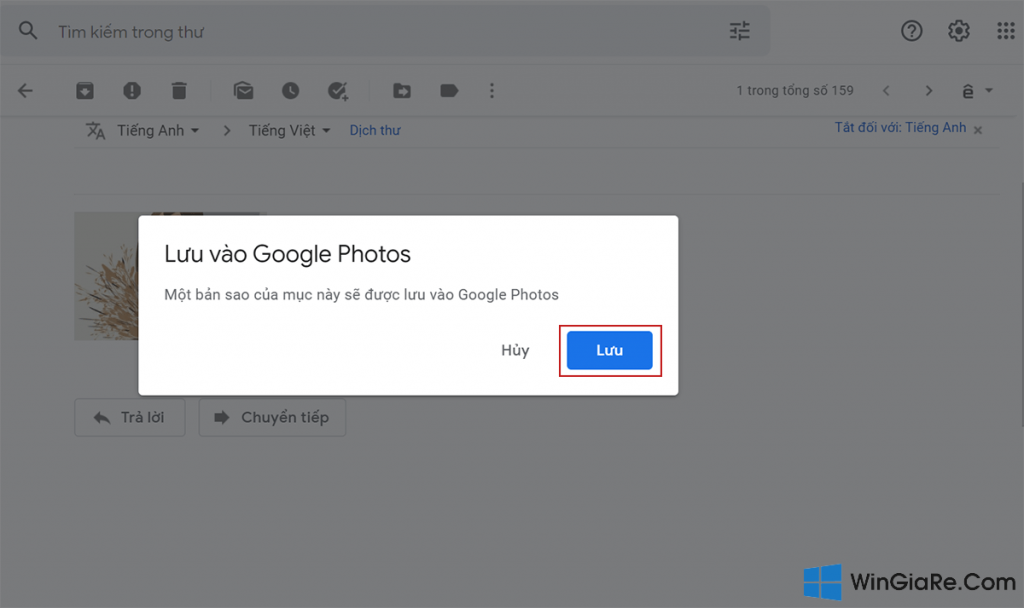 Cách lưu ảnh từ Gmail vào Google Photos nhanh nhất.