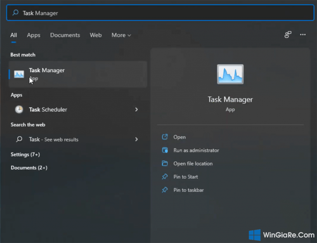 Task Manager và cách mở nhanh Task Manager trong Windows 11 4