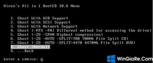 Cách tạo USB Ghost Windows 10 đơn giản bằng Norton Ghost 5