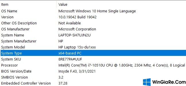 Cách xem máy tính bạn dùng Windows 32 bit hay 64 bit đơn giản