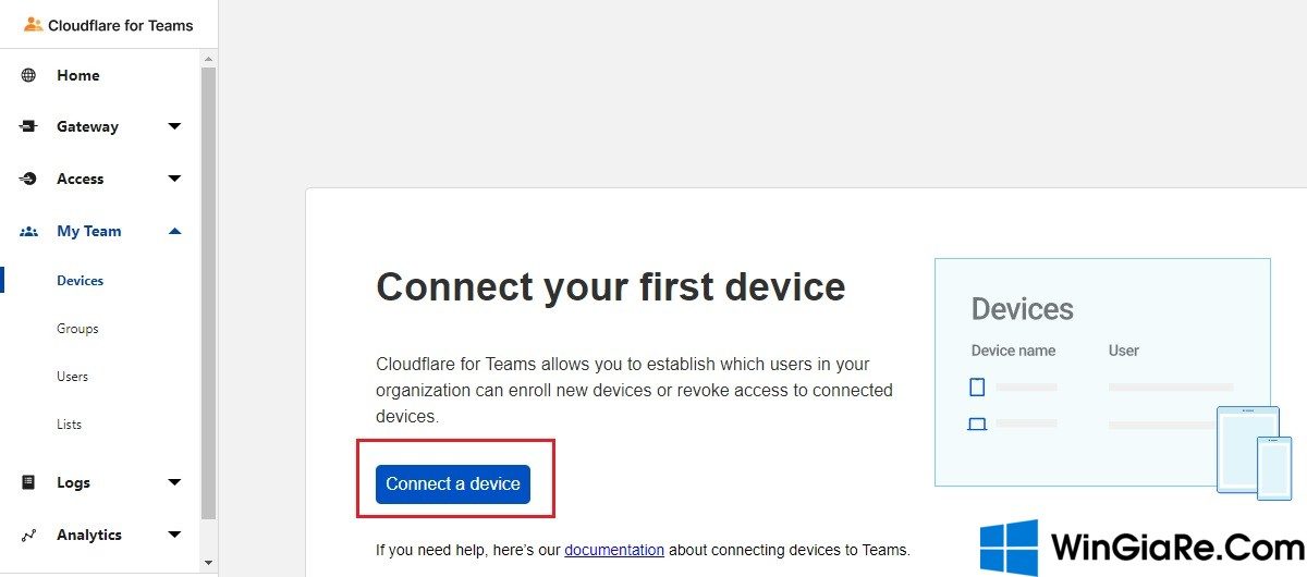 Cách đăng ký Cloudflare cho Nhóm bằng 1.1.1.1 Unlimited 8