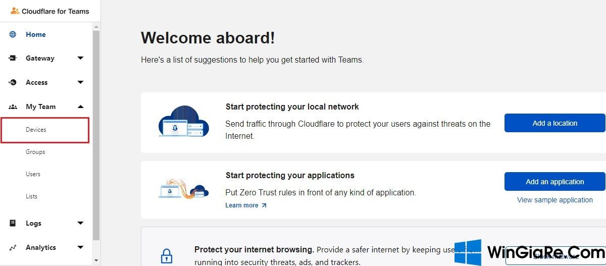Cách đăng ký Cloudflare for Teams dùng 1.1.1.1 Unlimited 7