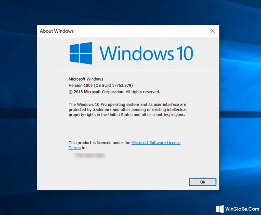 Cách xem phiên bản Windows 10 đang sử dụng đơn giản 2