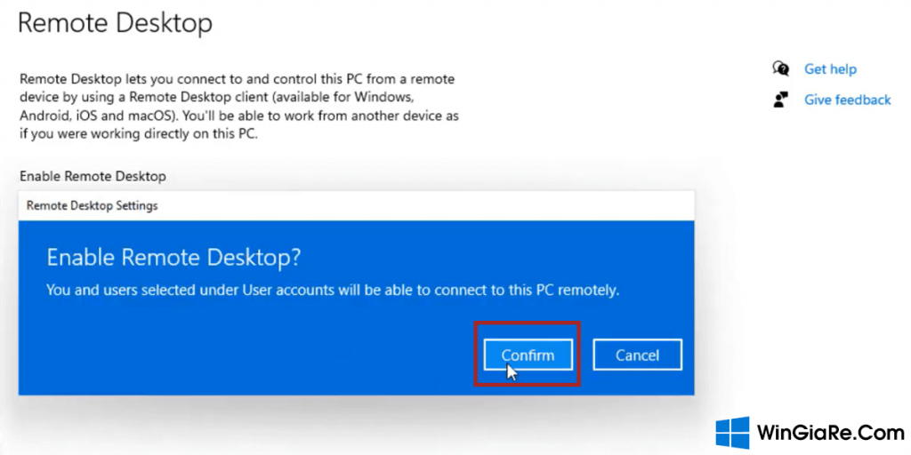 Hướng dẫn thiết lập tính năng Remote Desktop trên Windows 11 đơn giản
