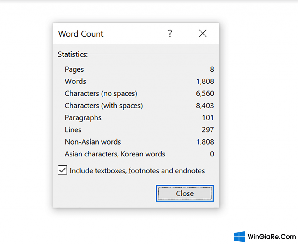 Cách đếm ký tự trong Microsoft Word nhanh nhất hiện nay
