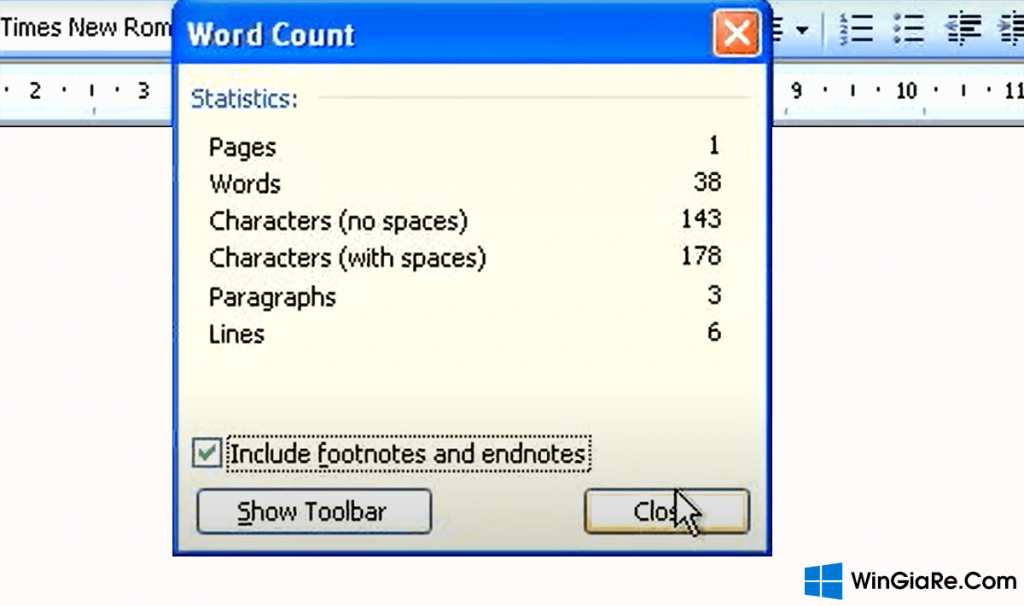 Cách đếm ký tự trong Microsoft Word nhanh nhất hiện nay