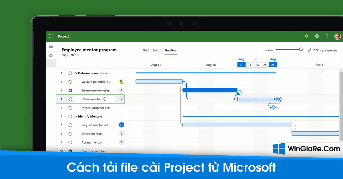 Cách tải Microsoft Project 2016, 2019 nguyên bản từ Microsoft 1