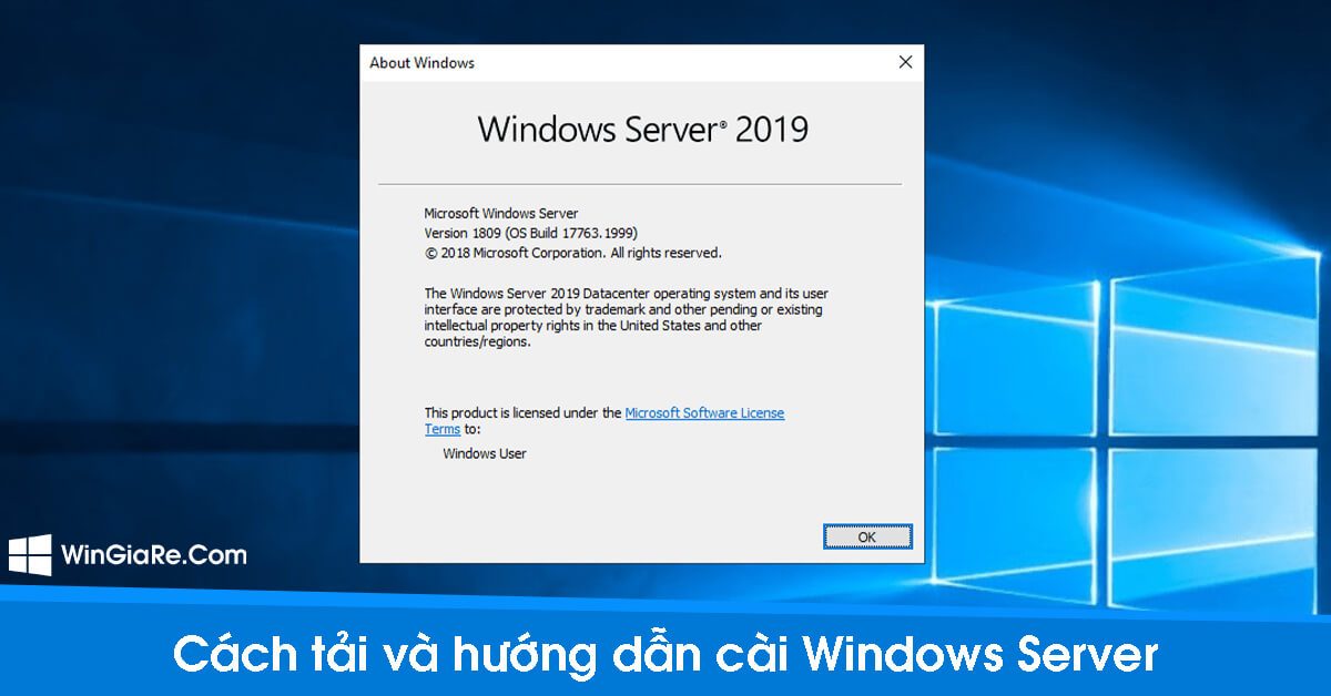 Cách tải File ISO cài Windows Server chính gốc từ Microsoft