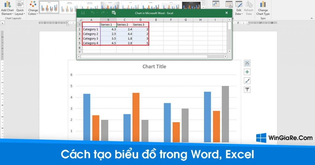 Chi tiết cách tạo biểu đồ trên Word, Excel vô cùng đơn giản 1