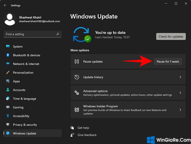 Cách dễ nhất để tắt Windows Update trong Windows 11
