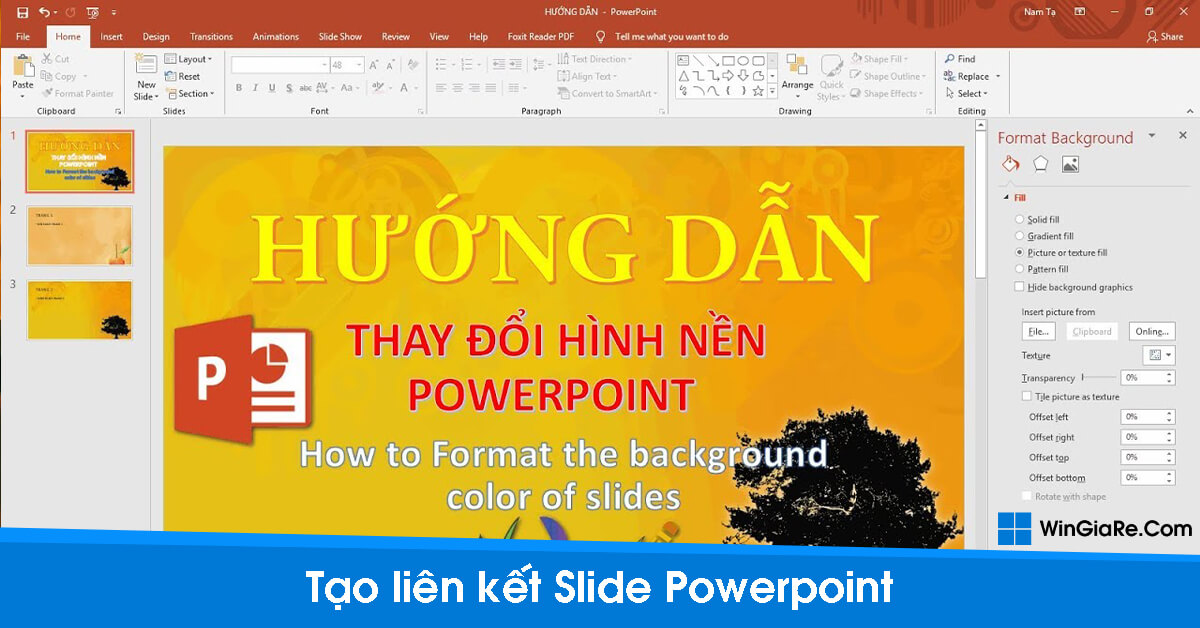 Cách thay đổi và chỉnh sửa Background trong PowerPoint vô cùng hữu ích