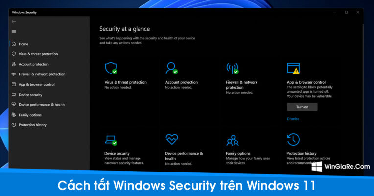 Cách tắt Windows Security (Windows Defender) chi tiết trên Windows 11 15