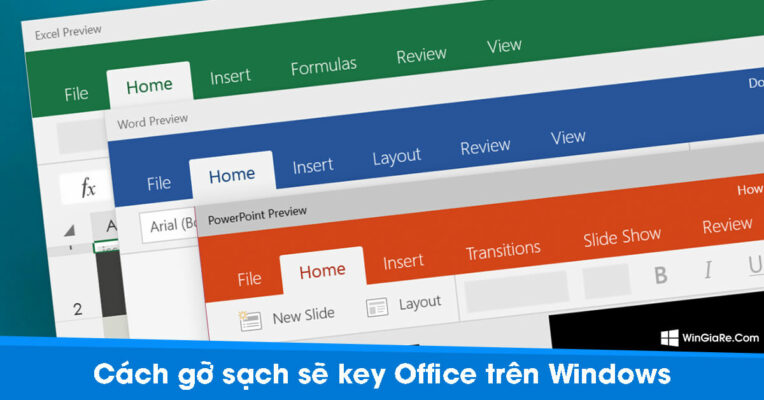 Cách xoá key Office 365, 2016, 2019, 2021 crack trên máy tính Windows 7