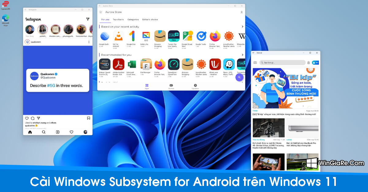 Cách cài Windows Subsystem cho Android chạy ứng dụng Android đơn giản 1