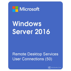 Windows Server 2016 Remote Desktop Services 50 User Connections