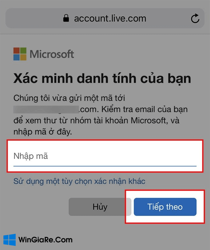 Đặt lại mật khẩu cho Microsoft Teams