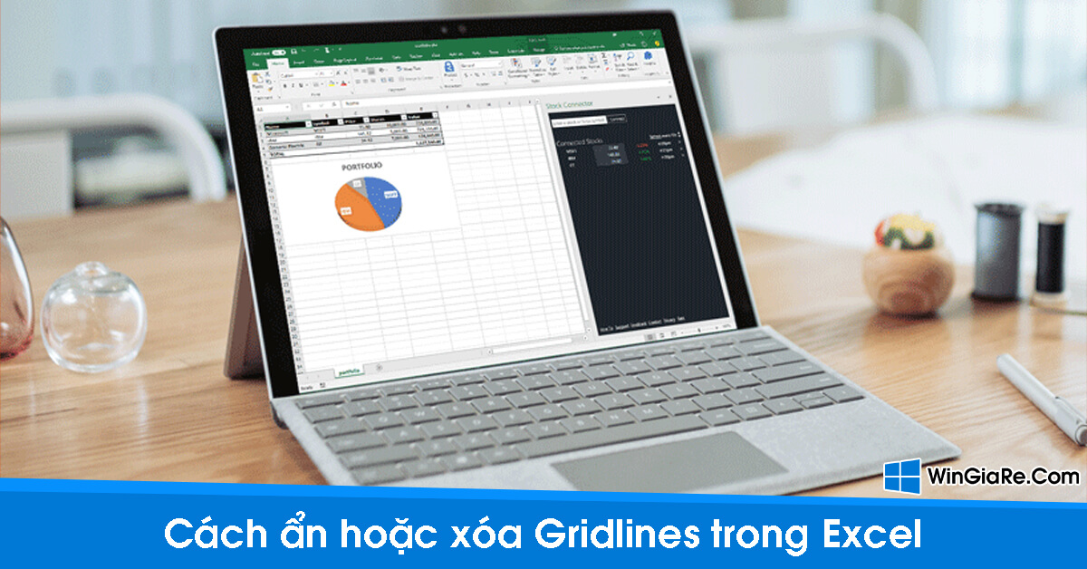 Cách ẩn, làm mờ, đổi màu và xóa Gridlines trong Excel hữu ích 1