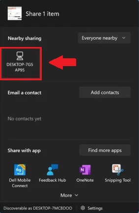 Nearby Sharing là gì? Cách bật và sử dụng Nearby Sharing trên Windows 11