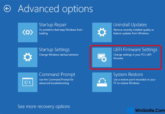 3 cách vào BIOS (UEFI) cực nhanh trên Windows 11