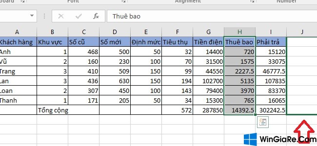 Cách di chuyển hàng, cột dễ dàng trong Excel
