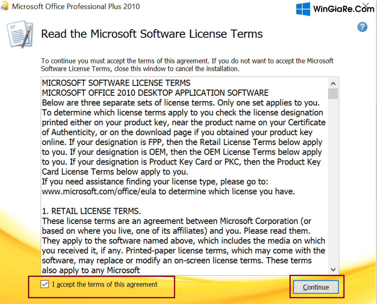 Hướng dẫn tải và cài đặt Microsoft Office 2010 