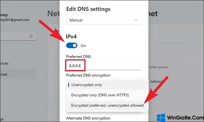 Chi tiết cách đổi DNS trong Windows 11 