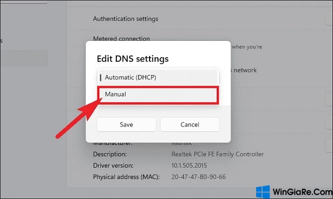 Chi tiết cách thay đổi DNS trên Windows 11 