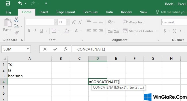 Mẹo Excel: cách gộp 2 hoặc nhiều ô không mất dữ liệu