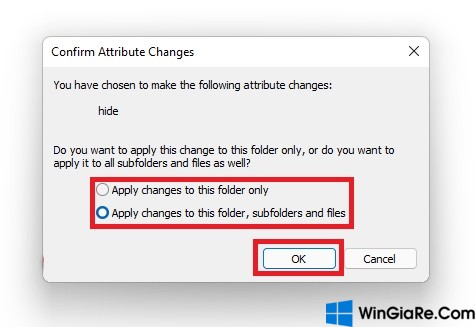 Cách ẩn file, thư mục, drive trên Windows 11