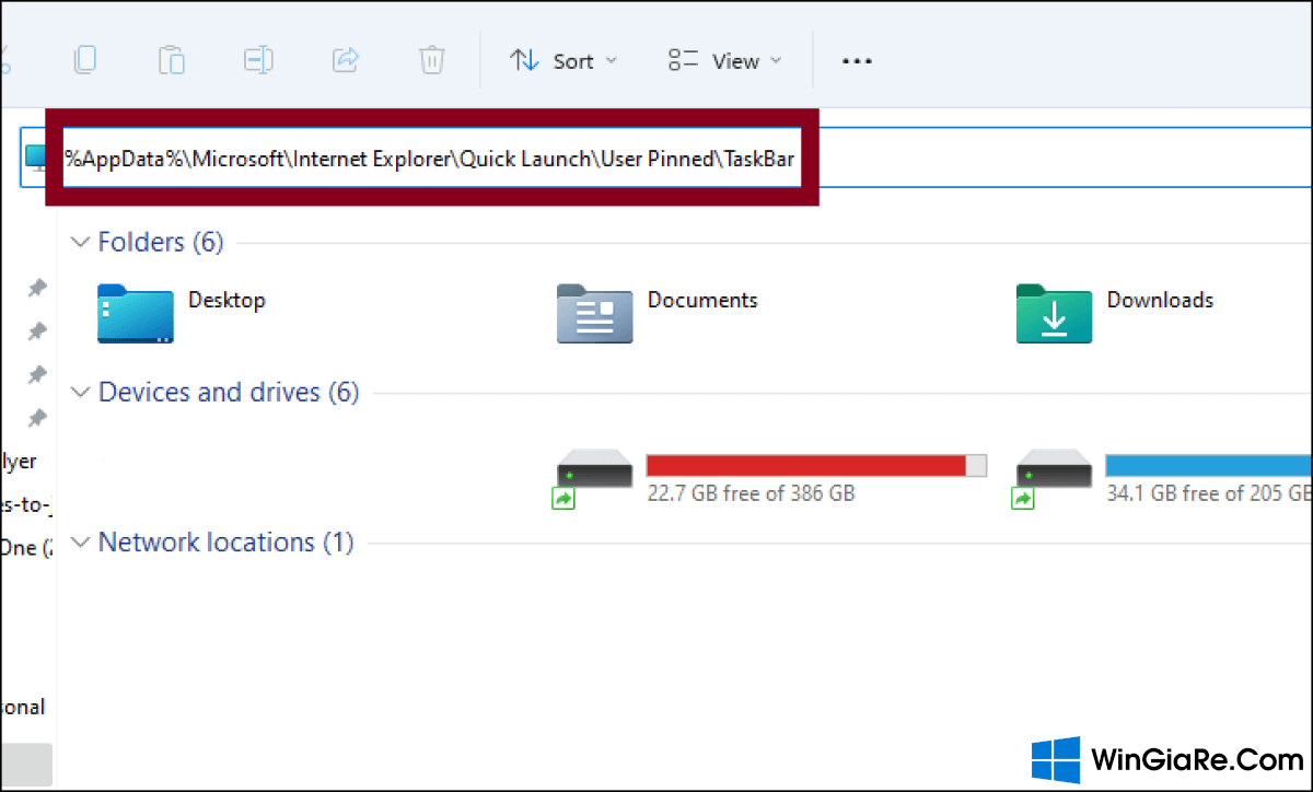 Cách sao chép và khôi phục các mục đã ghim trên Thanh tác vụ Windows 11