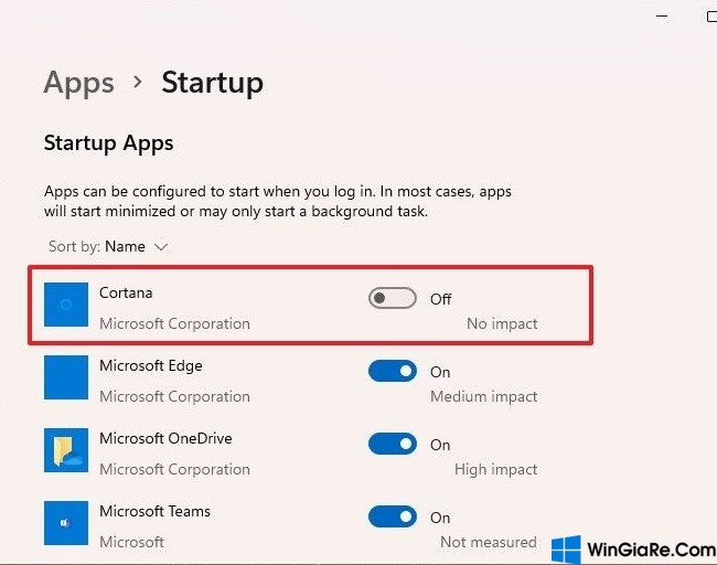 Cách ngăn ứng dụng tự động mở khi bật máy tính Windows 11