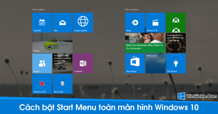 Hướng dẫn kích hoạt Start Menu toàn màn hình trên Windows 10 4