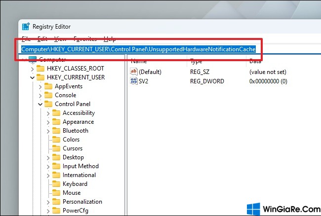 Cách xóa chữ System requirements not met trên Windows 11
