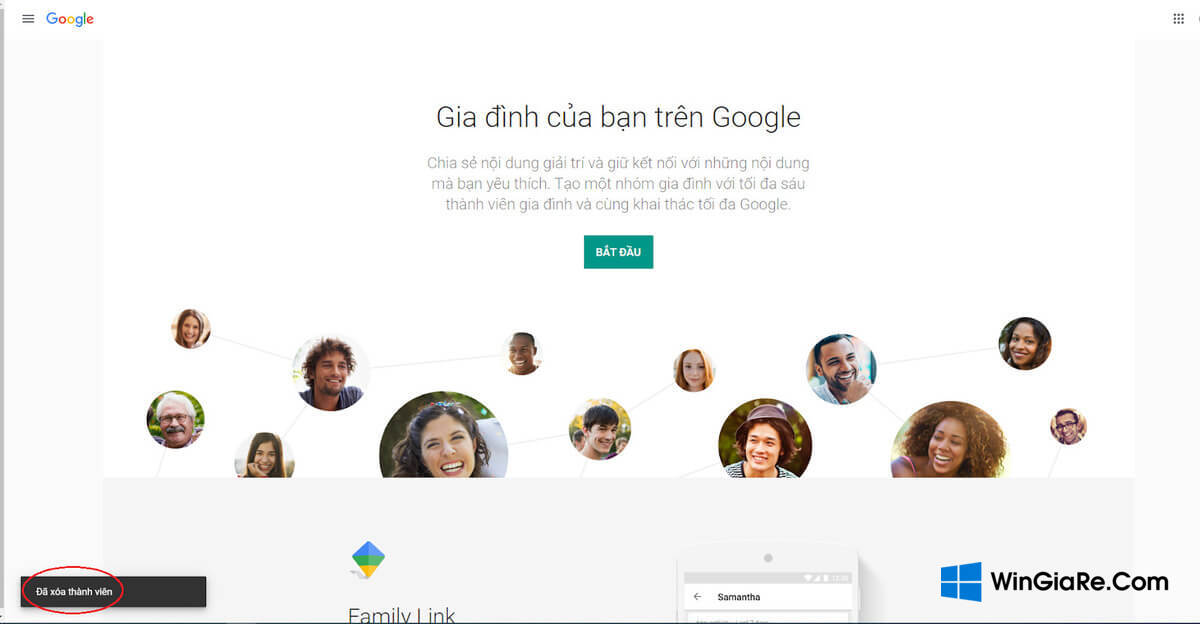 Hướng dẫn cách rời nhóm nhanh trong Google Family 5