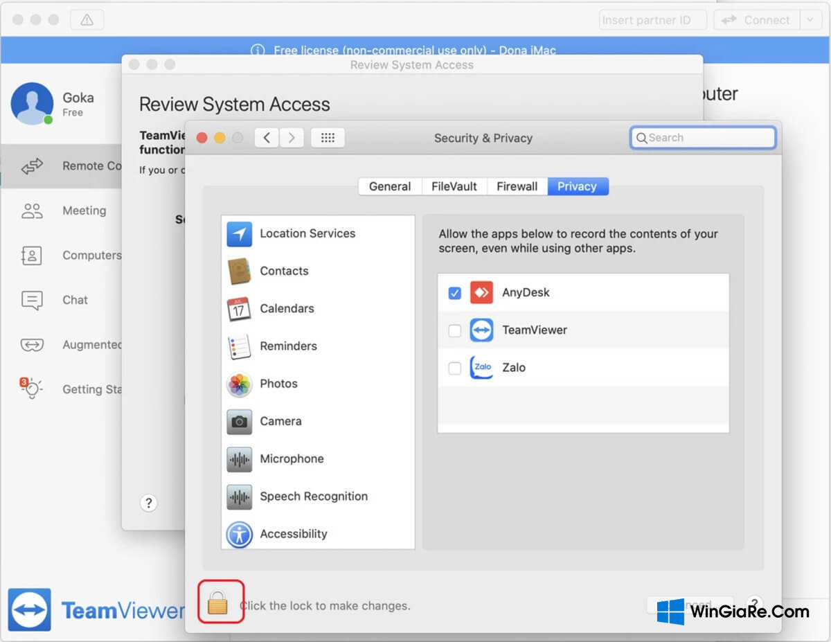 Hướng dẫn cách cấp quyền truy cập Teamviewer trên macOS chi tiết 4