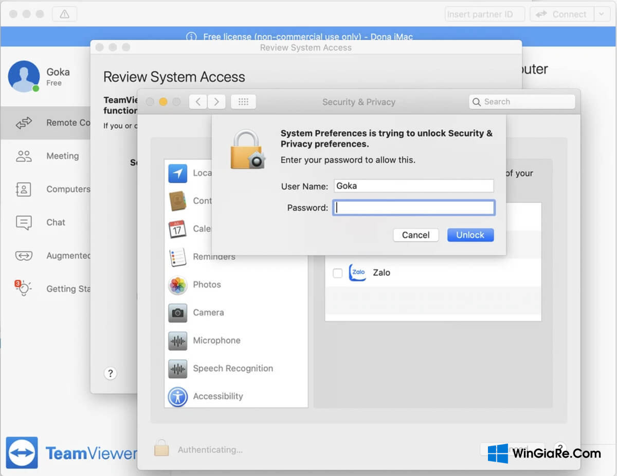 Hướng dẫn cách cấp quyền truy cập cho Teamviewer trên macOS chi tiết 5