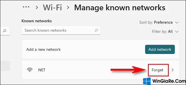 2 cách xóa Wi-Fi đã lưu trên Windows 11 nhanh nhất cho bạn