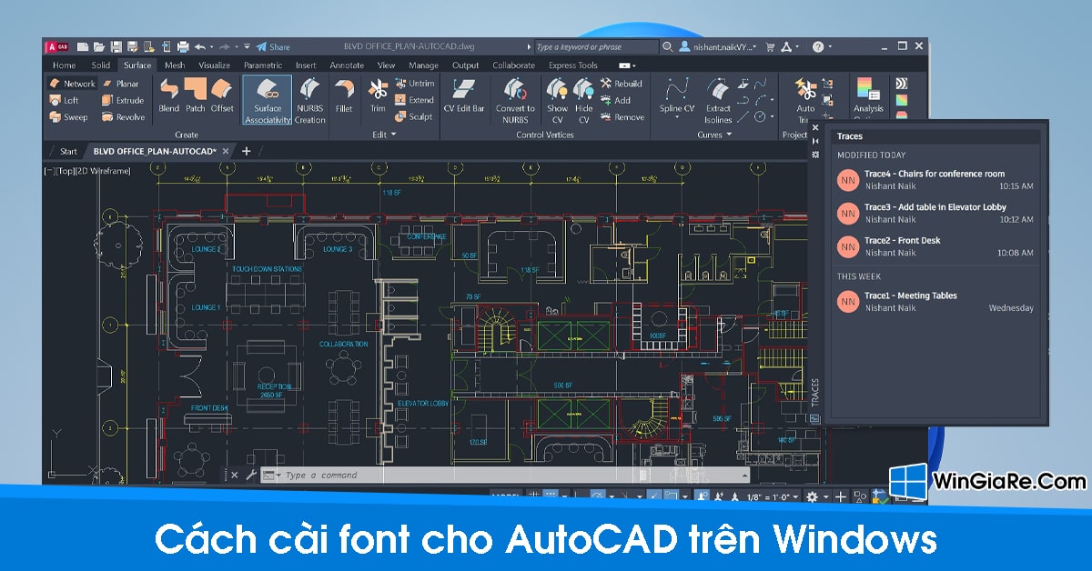Hướng dẫn chi tiết cách cài thêm font chữ cho AutoCAD trên Windows 3