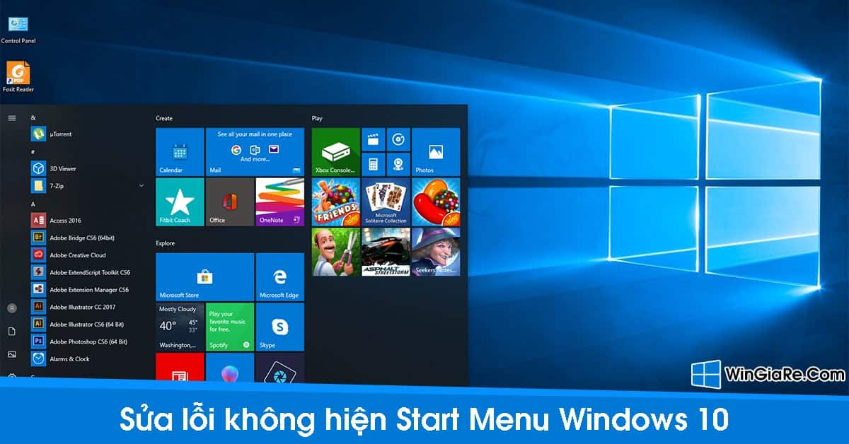 5 cách sửa lỗi không hiện Start Menu trên Windows 10 2
