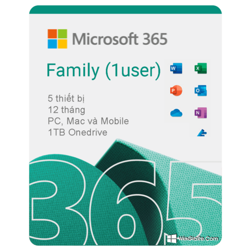 Microsoft 365 Family (1 user) 1