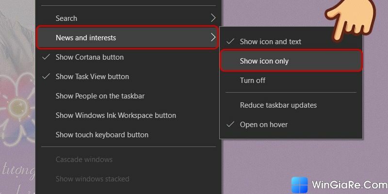 Cách tắt thời tiết trên Taskbar trên Windows 10 nhanh nhất 6
