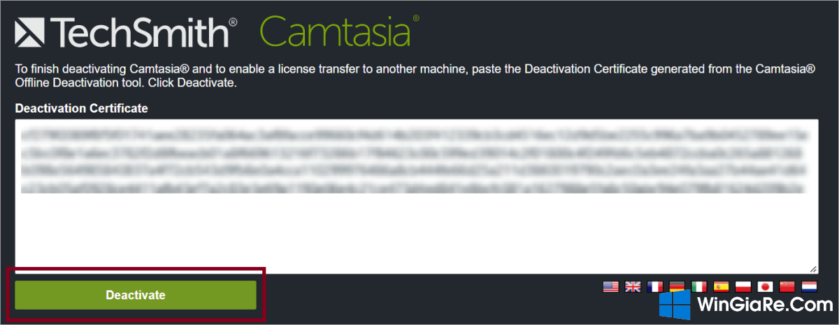 Hướng dẫn cách vô hiệu hóa giấy phép Camtasia 2020 trở lên
